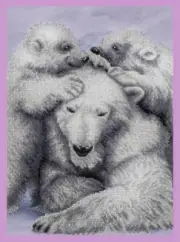 Bead embroidery kit With mom warmer hand embroidery needlework kit