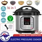 16in1 6L Pressure Canner Cooker Kitchen Cookware with Gauge Release Valve NEW AU