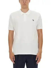 [Ps Paul Smith] Ps Paul Smith-Polo Shirt With Zebra Patch-Uomo M