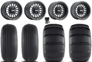 MetalFX Delta 15x7/15x10 Wheels Bk 32" Sand Slinger Tires Kawasaki Mule Pro FXT