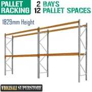 PALLET RACKING - 2 Bays 1829mmH - Dexion Compatible Storage HEAVY DUTY shelving