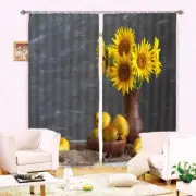 Arrange Flowers And Fruit 3D Blockout Photo Print Curtain Fabric Curtains Window