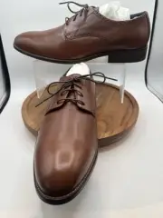 NEW Men’s Johnson Murphy Leather Brown Tie Dress Shoes 12