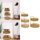 Spice Rack Iron Storage Basket Pantry Shelves Container Kitchen Cabinet