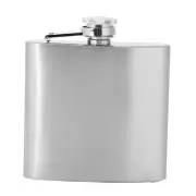 Portable Stainless Steel Wine Whiskey Flask Elegant Alcohol Bottle Cotainer