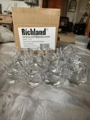 Richland Swirl Top Votive/Tealight Holder Set of 12 Home Event Candle Decor