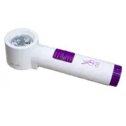 8X / 32D SuperMag LED Lighted Hand Held Stand Magnifier - 1.4 Inch Lens