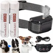 Rechargeable Stop Barking Collar Humane Anti Bark Training Dog Citronella Spray