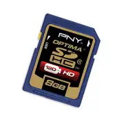 PNY 8G SDHC SD card for Nikon Coolpix P7700 S800C L610 P310 S9300 camera