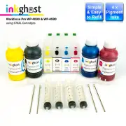 Refillable Cartridges suits EPSON Workforce Pro WP4090 WP4590 711XL Pigment Inks