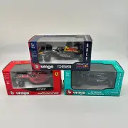 Bburago Formula 1 F1 1:43 Diecast Car, Red Bull Ferrari Mercedes YOU PICK