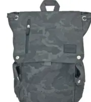 DUCHAMP Flapover Camo Backpack~Charcoal Camo~NWT!!!MSRP$149