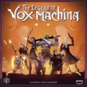 Legend of Vox Machina 2025 Wall Calendar, 12" x 12"