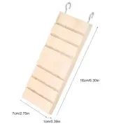 Pet Wooden Ladder Hamster Bird Stand Platform Toy Rest Board Perches Cage Dcl