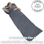 Single Silk Soft Sleeping BagTravel Sheet Camping Sleep Bag Prevent Dirty 220cm.