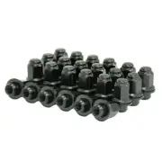 24 Black 12x1.5mm Toyota Tacoma 4Runner GX460 Factory Style Shank 13/16" Hex KIT