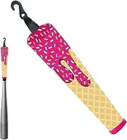 Bat Handle Cover | Replacement Protective Wrap,Zippered Protector with Hook Sport Accessories for Outdoor Fence Hockey Sticks Training Women Men Adult