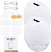 Mingzhe Wearable Double Breast Pump Hands Free,Portable Electric Breast Milk ...