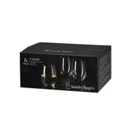 Stanley Rogers Tamar Stemless White Wine Glasses 450ml Set 6