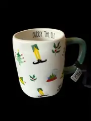 RAE DUNN Buddy The Elf Whimsical Shoes, Snowglobe Holly Christmas Mug NEW
