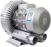 Aquaculture Air Pump Quiet,Side Channel Blower, Single Phase,High-Pressure Vortex Ring Blower, for Sewage Aeration Aquarium Fish Pond, 110V/220V 50HZ