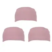 3 Pcs 7" x 4"Sport Headbands for Men Running Sweat Bands Light Pink