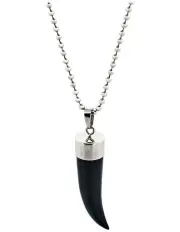 [Cudworth] Shark S Tooth Pendant in Black
