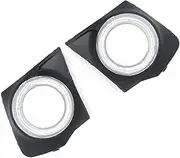 Compatible With Mitsubishi L200 For Triton MQ MR 2015 2016 2017 2018 Car Left Right Front Fog Lamp Frame Light Lamp Cover Bezel Grille Fog Light Cover (Size : Pair)