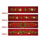 Christmas Table Runner Christmas Decoration Rustic 13 x 71 inch Red Tablecloth