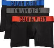 Calvin Klein Men's Intense Power 3-Pack Boxer Brief, Multicolor, S