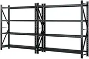 Giantz 4Mx2M Garage Shelving Warehouse Rack Pallet Racking Storage Shelf Black