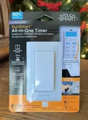 myTouchSmart 7-Day Digital Indoor In-Wall Smart Timer with SunSmart Technology