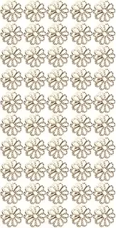 Operitacx Sets Metal Bead Caps for Jewelry DIY Flower End Caps Lightweight Jewelry Making Charms for Bracelets Earrings Necklaces Pcs