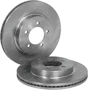2 Front Disc Brake Rotors for Ford Explorer UT UX UZ V8 4.6L 2ZA 2001 2002 2003 2004 2005 2006 2007 2008