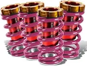 DNA MOTORING - COIL-HC88-T11-PP DNA Motoring COILHC88T11PP Coilover Sleeve Kit [For 88-01 Honda Civic Del Sol CRX Acura Integra] Purple