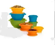 New Tupperware Retro Servalier Salad Serving Bowl Set of 8