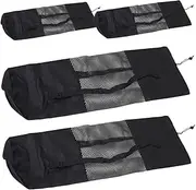 BESPORTBLE Portable Yoga Bags 4pcs Exercise Yoga Mat Carriers Mat Storage Bags Drawstring for Yoga Lovers