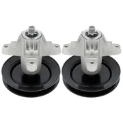 2x Spindle Assembly W/Pulley for MTD Cub Cadet RZT 42" 918-0624 B 618-0624