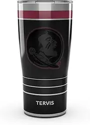 Tervis Traveler Florida State Seminoles - Night Game Triple Walled Insulated Tumbler Travel Cup Keeps Drinks Cold & Hot, 20oz, Stainless Steel