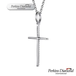PERKINS 伯金仕 - 十字架系列 14K金鑽石項鍊