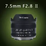 7artisans 7.5mm F2.8 Mark II APS-C Fisheye Lens for E/X/EOS-M/EOS-R/Z/M43 Mount