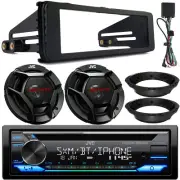 JVC KDT920BTS CD Receiver, 2x 6.5" 300W Speakers w/ Adapters, Stereo Install Kit