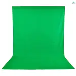 MALLCENTER 1.6 X 3M 三色專業攝影影棚背景布5英尺X 10英尺黑白綠三色無紡背景布綠色