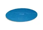 Intex 4.57M Above Ground Round Solar Heating Outdoor Pool Protective Cover Set