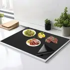 61x52cm Silicone Induction Hob Cover, Induction Hob Protector Mat, Large Cooktop