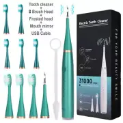 Electric Ultrasonic Dental Calculus Tooth Cleaner Scaler Plaque Remover Kit EDF