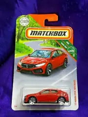 Matchbox '17 Honda Civic Hatchback MBX Road Trip #14/20 Red Die-Cast 1:64 Scale