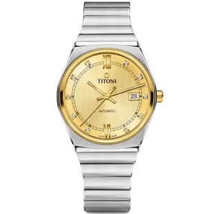 【TITONI 梅花錶】動力系列 超薄機械腕錶 / 40mm 母親節 禮物(83751SY-631)