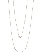 Suzy Levian 14K Rose Gold 2.00 ct. tw. Diamond Station Necklace