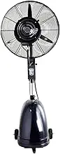 Height Adjustable Floor Fan, Industrial Oscillating Misting Humidifier Standing Fan with Safety Water Pump